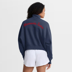 Minnesota Twins Nike Women's Primetime Phoenix Fleece Half-Zip Sweatshirt for sale