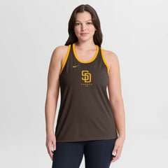 San Diego Padres Nike Women's Tri-Blend Dri-FIT Racerback Tank Top for sale