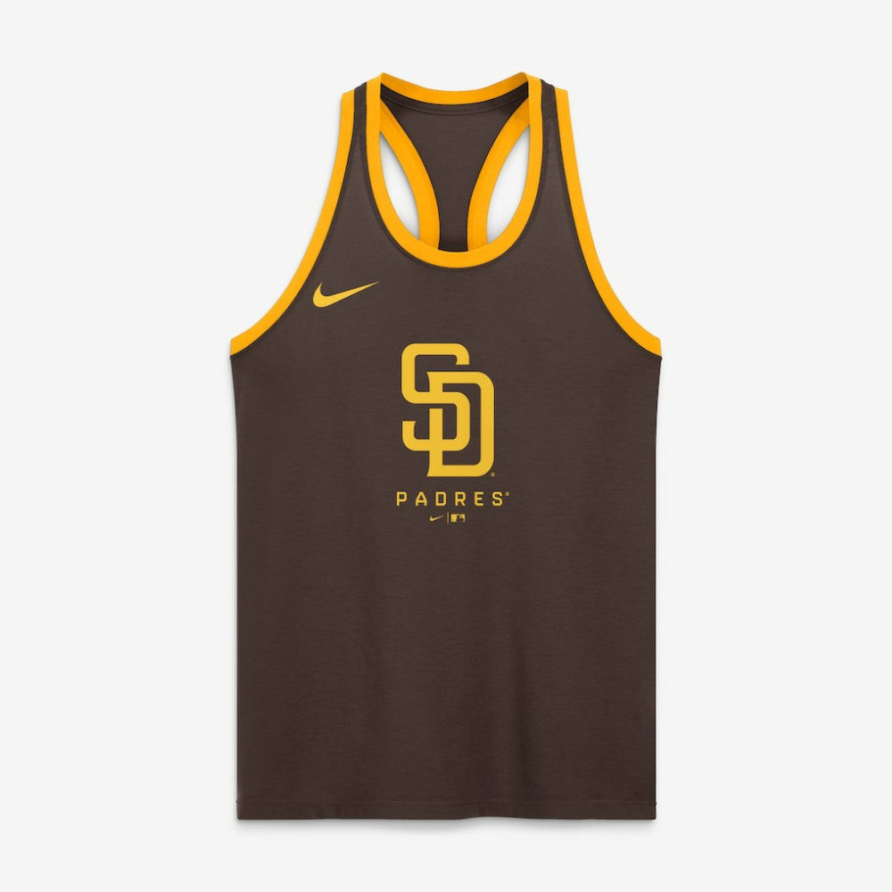 San Diego Padres Nike Women's Tri-Blend Dri-FIT Racerback Tank Top for sale