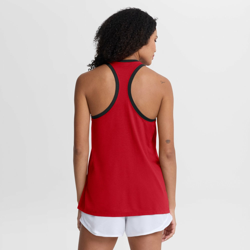 Cincinnati Reds Nike Women's Tri-Blend Dri-FIT Racerback Tank Top for sale