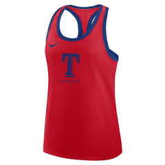 Texas Rangers Nike Women's Tri-Blend Dri-FIT Racerback Tank Top Sale