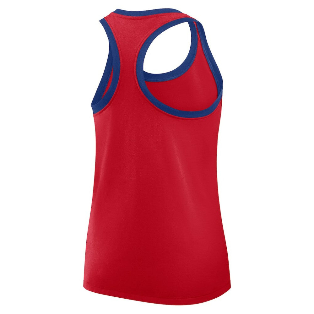 Texas Rangers Nike Women's Tri-Blend Dri-FIT Racerback Tank Top Sale