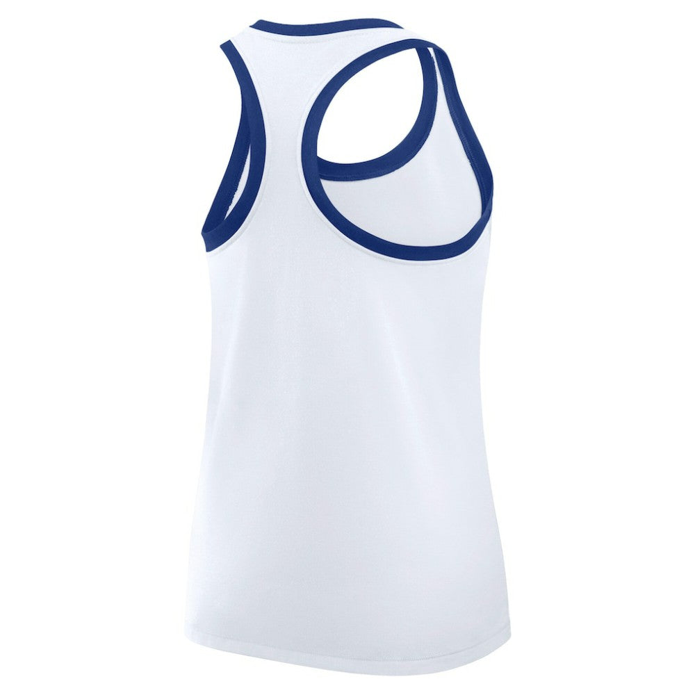 Los Angeles Dodgers Nike Women's Tri-Blend Dri-FIT Racerback Tank Top for sale