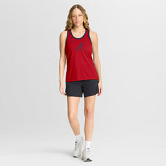 Atlanta Braves Nike Women's Tri-Blend Dri-FIT Racerback Tank Top Discount