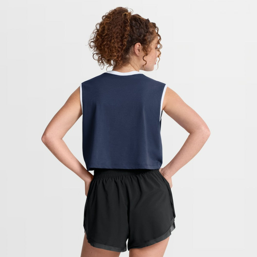 Atlanta Braves Nike Women's Primetime Loose Dri-FIT Cropped Tank Top Near Me