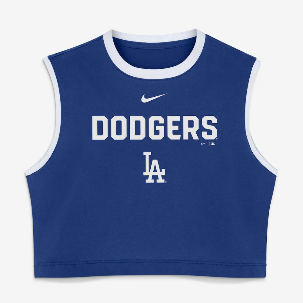 Los Angeles Dodgers Nike Women's Primetime Loose Dri-FIT Cropped Tank Top Near Me