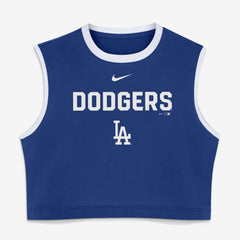 Los Angeles Dodgers Nike Women's Primetime Loose Dri-FIT Cropped Tank Top Near Me