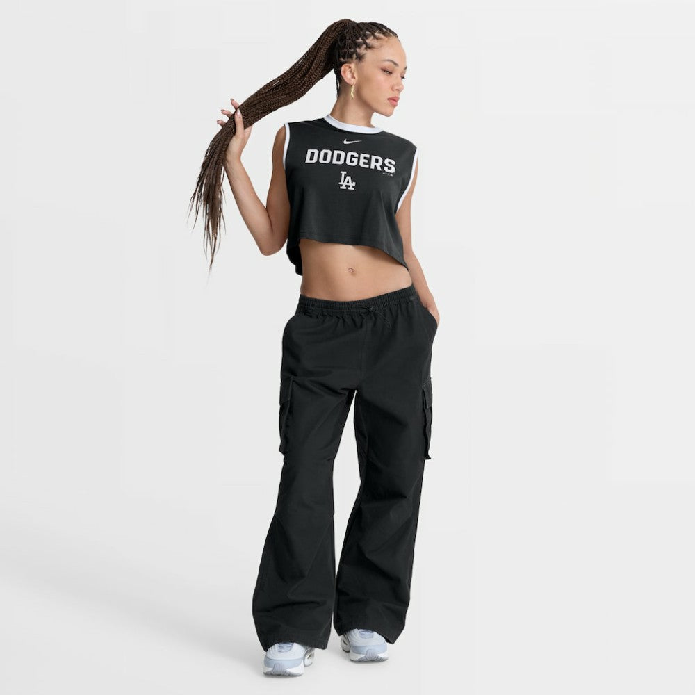 Los Angeles Dodgers Nike Women's Primetime Loose Dri-FIT Cropped Tank Top Discount