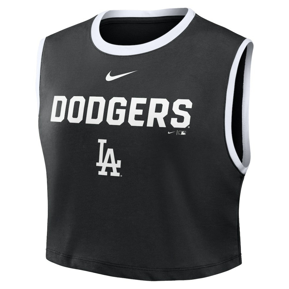 Los Angeles Dodgers Nike Women's Primetime Loose Dri-FIT Cropped Tank Top Discount