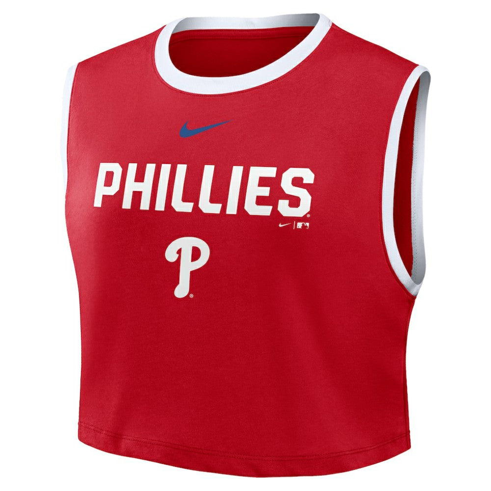 Philadelphia Phillies Nike Women's Primetime Loose Dri-FIT Cropped Tank Top Online