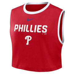 Philadelphia Phillies Nike Women's Primetime Loose Dri-FIT Cropped Tank Top Online