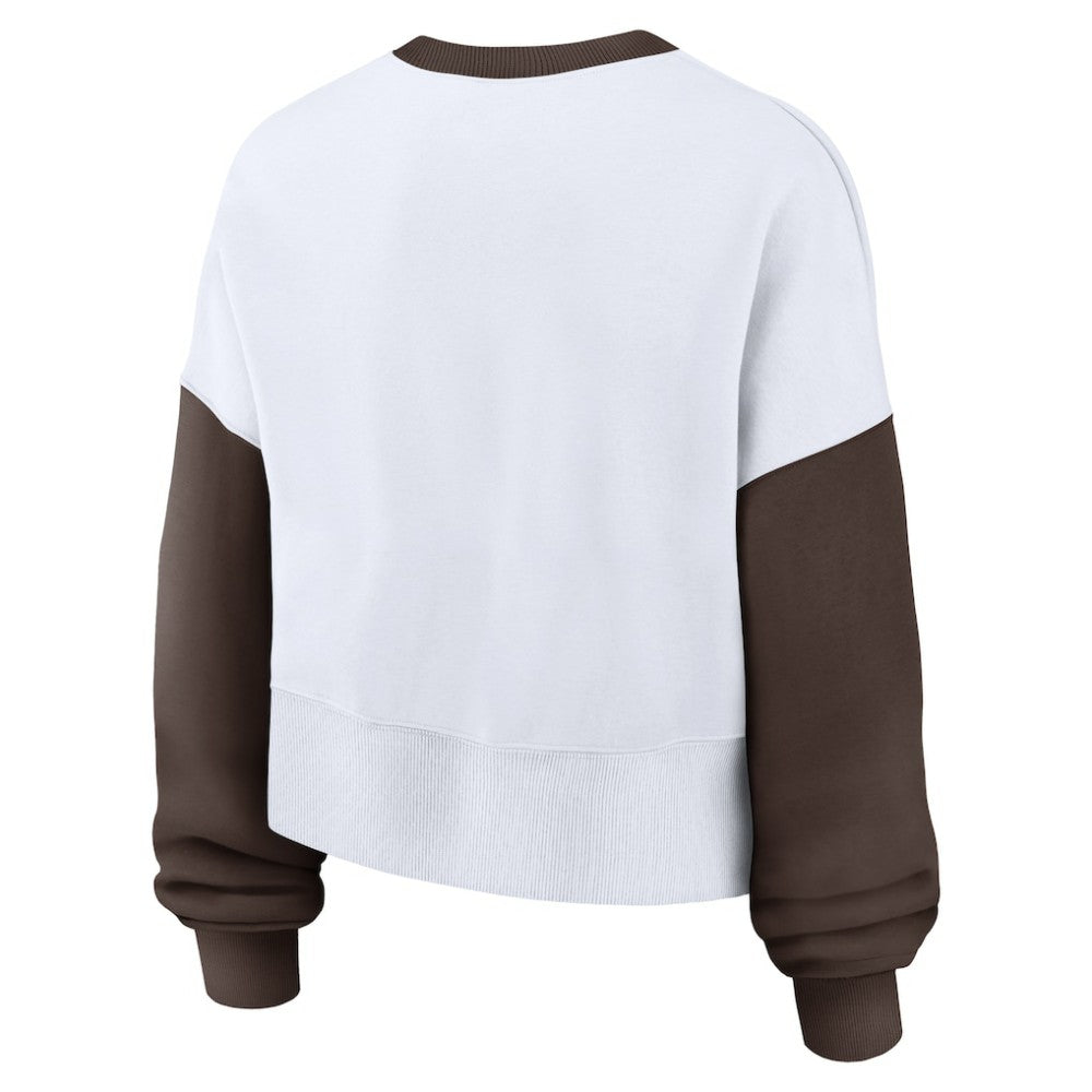San Diego Padres Nike Women's Oversized High Hip Fleece Sweatshirt Sale