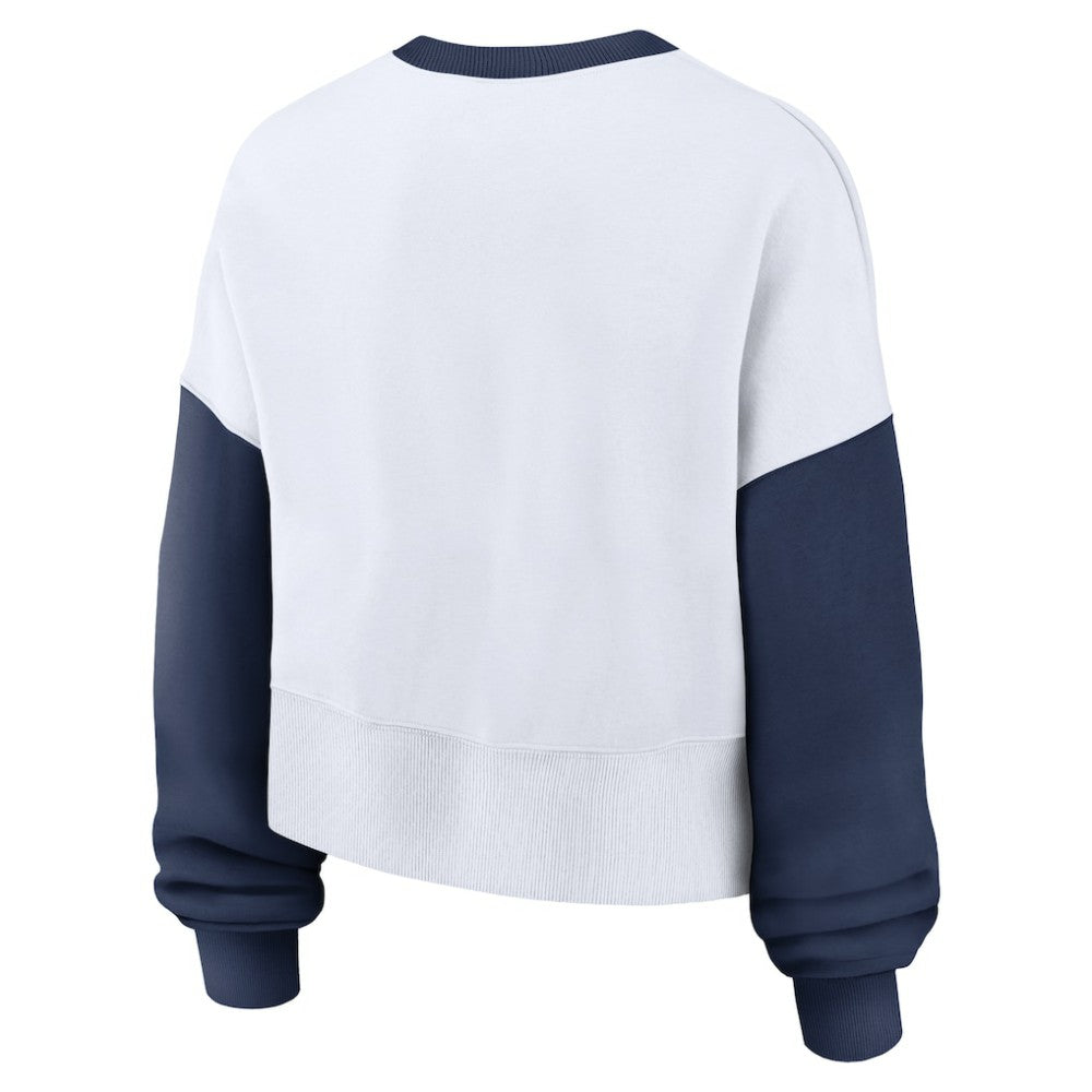 Boston Red Sox Nike Women's Oversized High Hip Fleece Sweatshirt for sale