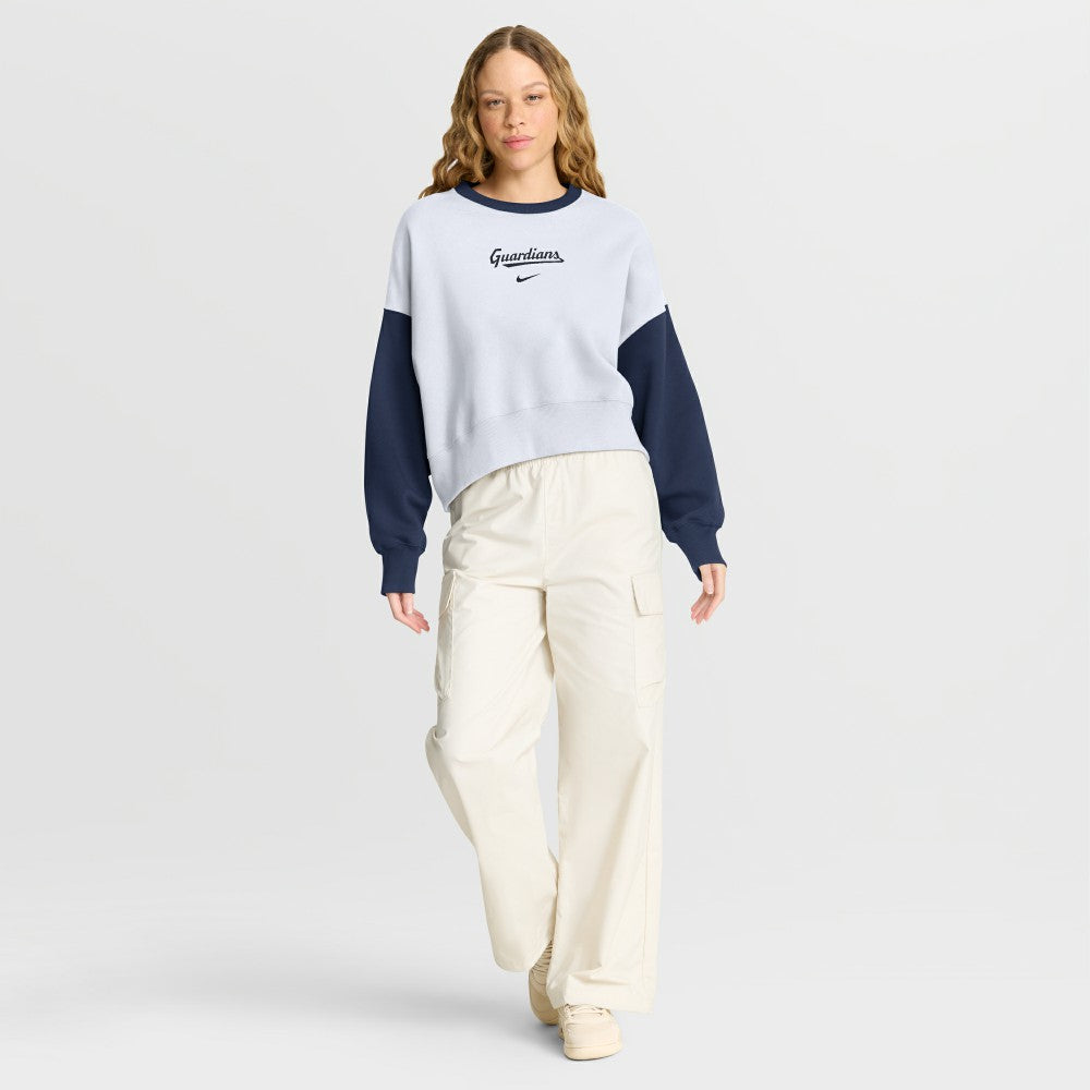 Cleveland Guardians Nike Women's Oversized High Hip Fleece Sweatshirt Online