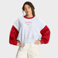 St. Louis Cardinals Nike Women's Oversized High Hip Fleece Sweatshirt Online