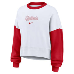 St. Louis Cardinals Nike Women's Oversized High Hip Fleece Sweatshirt Online