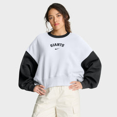 San Francisco Giants Nike Women's Oversized High Hip Fleece Sweatshirt Discount