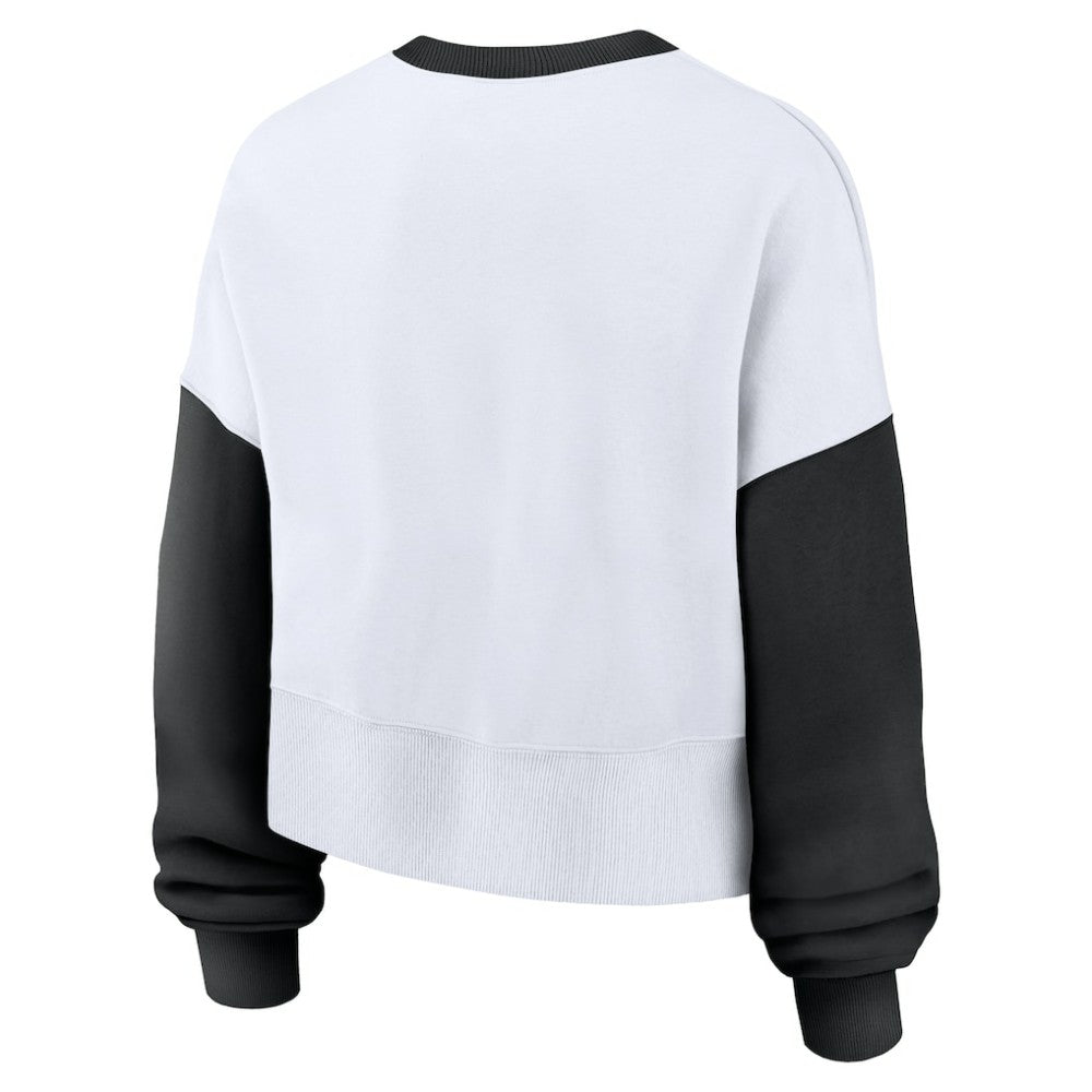 San Francisco Giants Nike Women's Oversized High Hip Fleece Sweatshirt Discount
