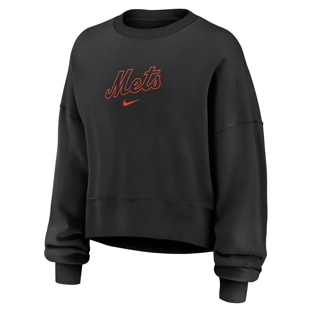 New York Mets Nike Women's Oversized Primetime Sweatshirt Online