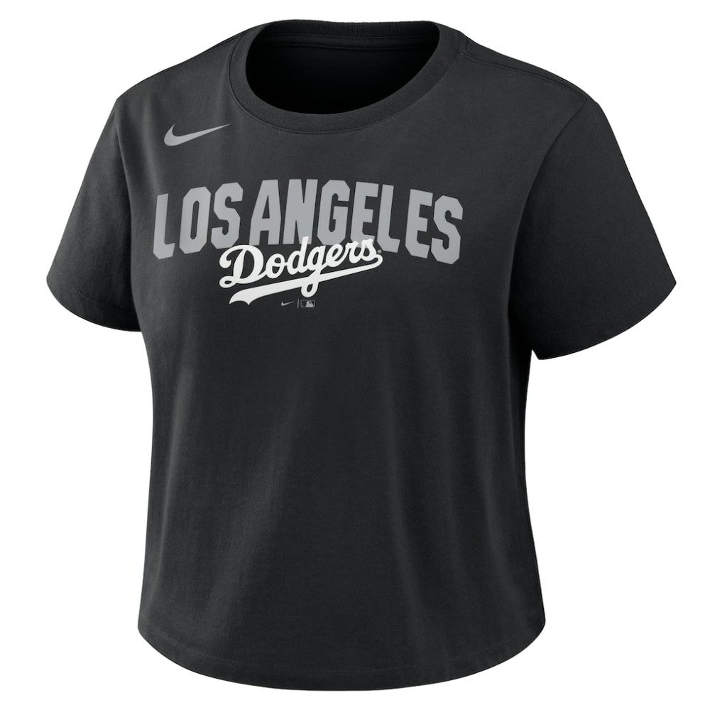 Los Angeles Dodgers Nike Women's Mod Cropped T-Shirt Discount