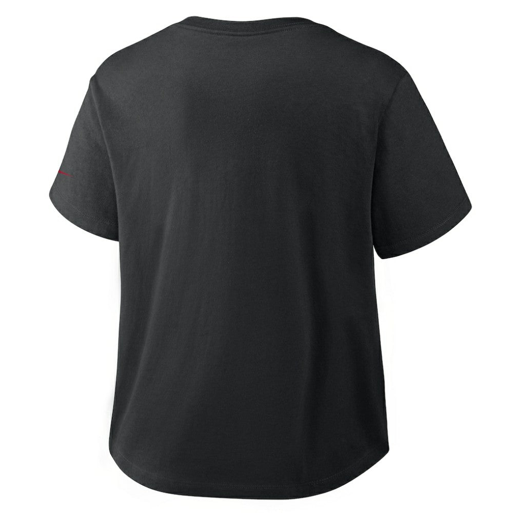 Los Angeles Dodgers Nike Women's Mod Cropped T-Shirt Discount