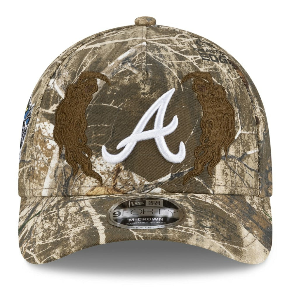 Atlanta Braves New Era x Warren Lotas Realtree 9FORTY A-Frame M-Crown Adjustable Hat Discount