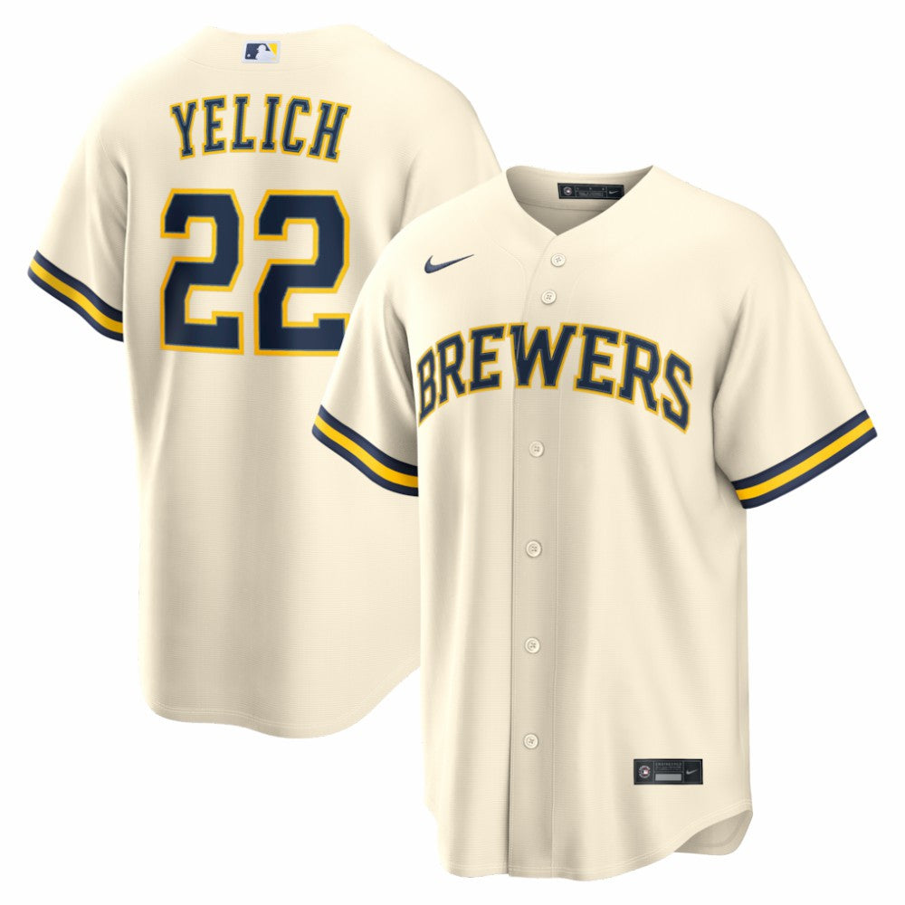 Christian Yelich Milwaukee Brewers Nike Home Replica Jersey Near Me