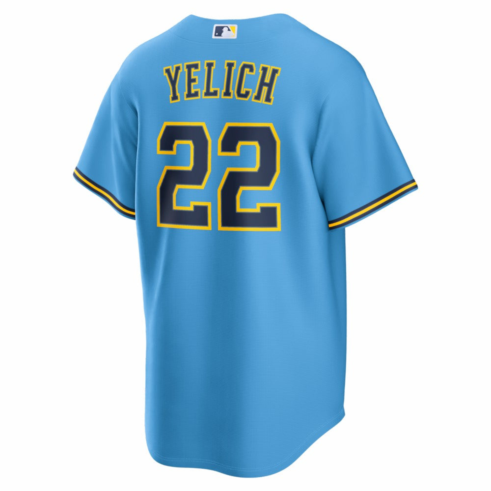 Christian Yelich Milwaukee Brewers Nike Road Replica Jersey Outlet