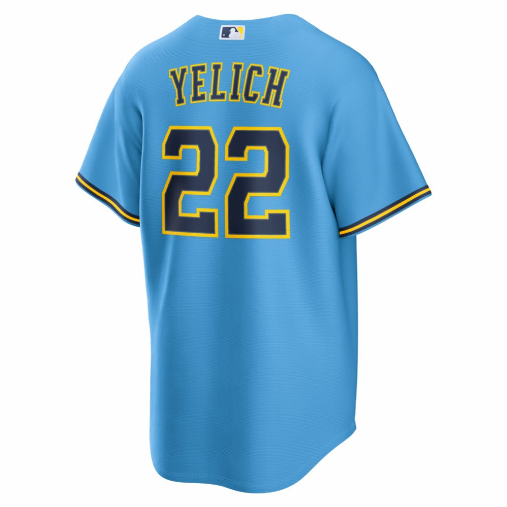 Christian Yelich Milwaukee Brewers Nike Road Replica Jersey Outlet