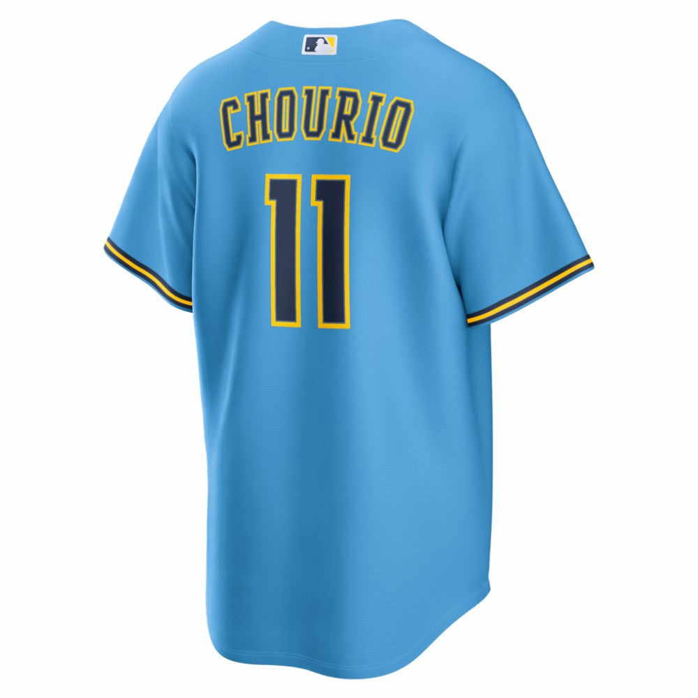 Jackson Chourio Milwaukee Brewers Nike Road Replica Jersey Sale