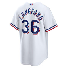 Wyatt Langford Texas Rangers Nike Home Replica Jersey Discount