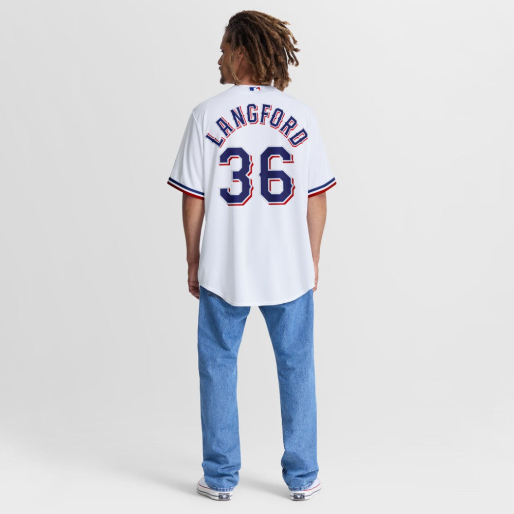 Wyatt Langford Texas Rangers Nike Home Replica Jersey Discount