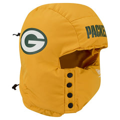 Green Bay Packers New Era Puffer Balaclava - Gold - NFL