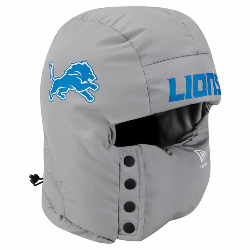 Detroit Lions New Era Puffer Balaclava - Gray - NFL
