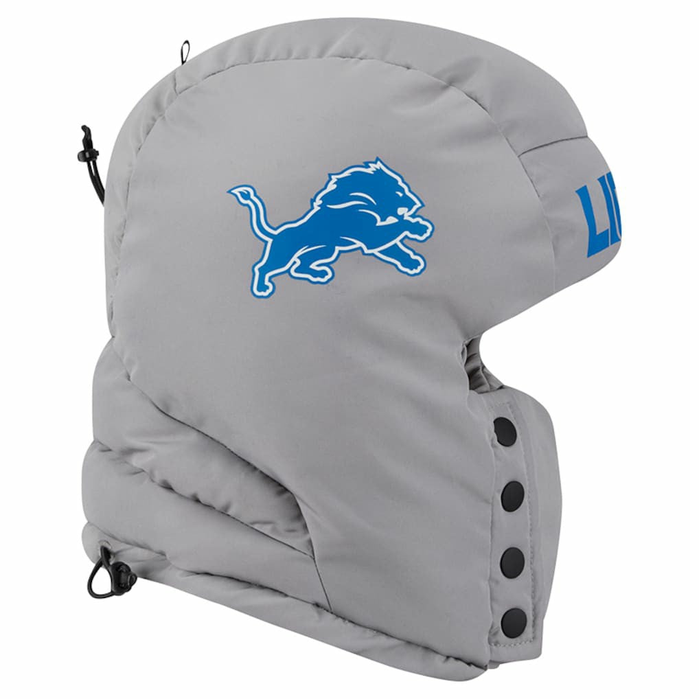 Detroit Lions New Era Puffer Balaclava - Gray - NFL
