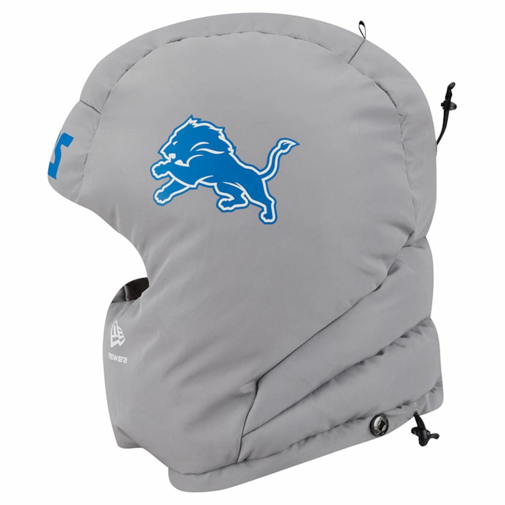 Detroit Lions New Era Puffer Balaclava - Gray - NFL