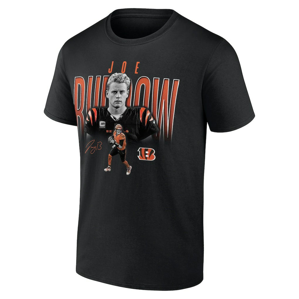 Joe Burrow Cincinnati Bengals Humble Shadow Player T-Shirt - Black - NFL