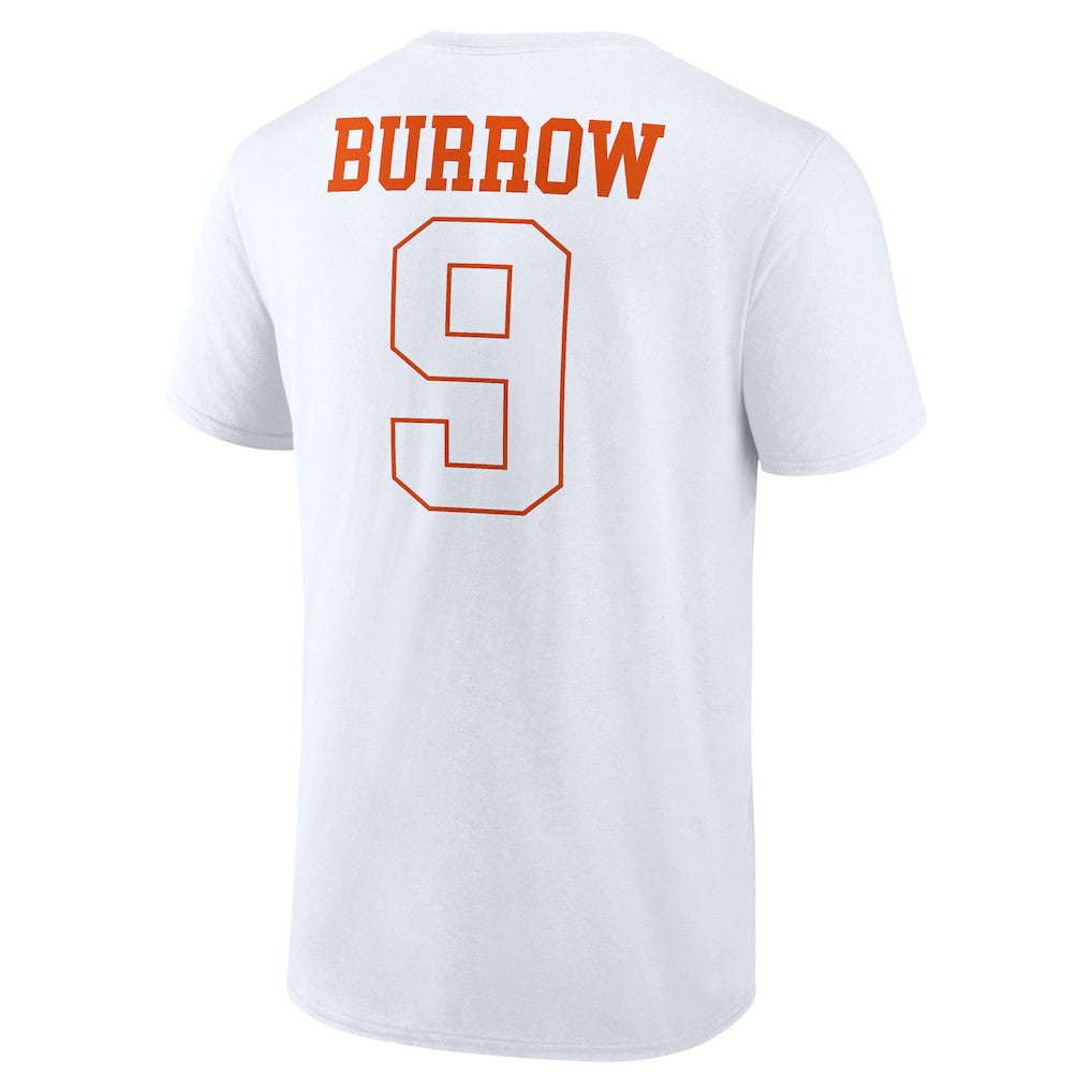 Joe Burrow Cincinnati Bengals Name & Number T-Shirt - White - NFL