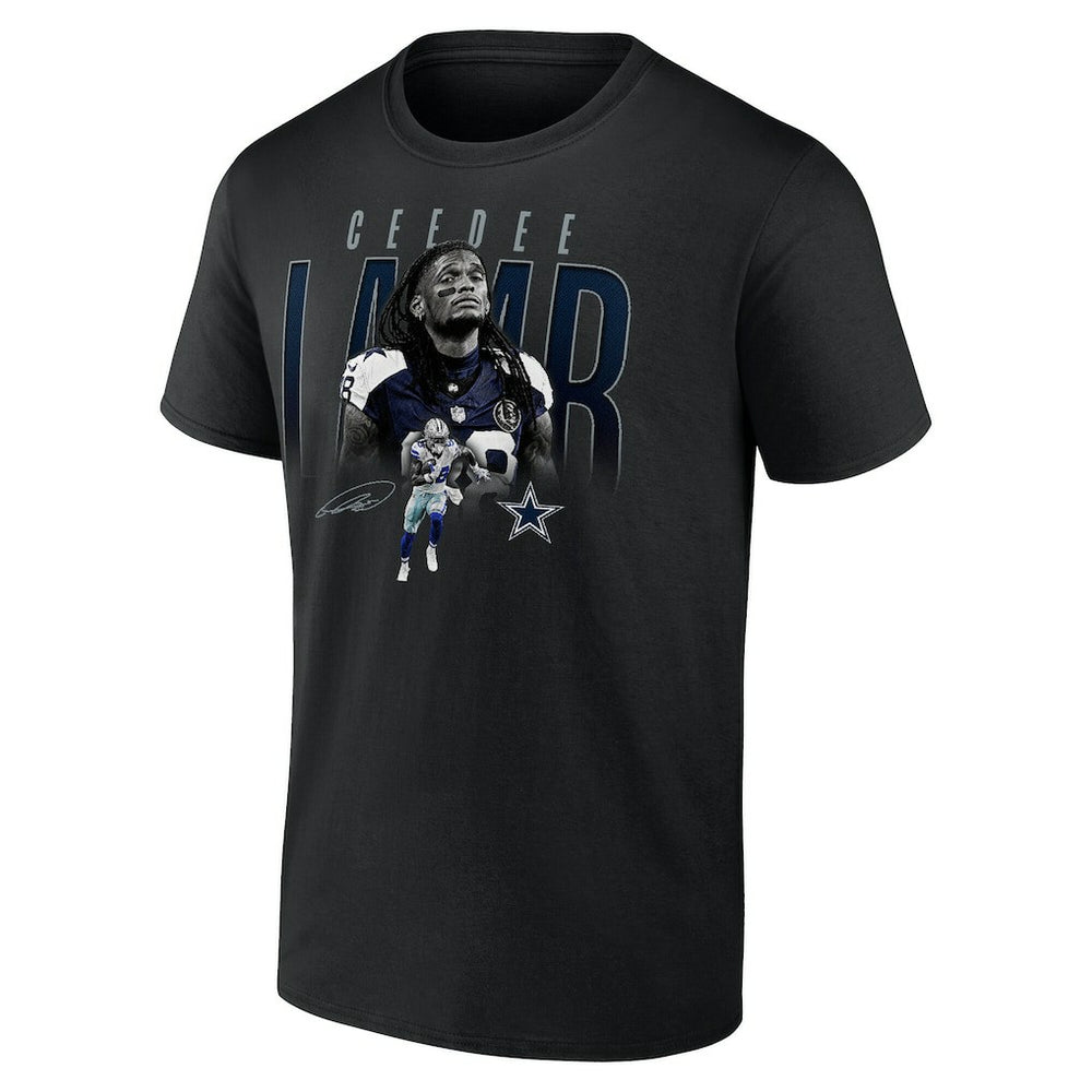 CeeDee Lamb Dallas Cowboys Humble Shadow Player T-Shirt - Black - NFL
