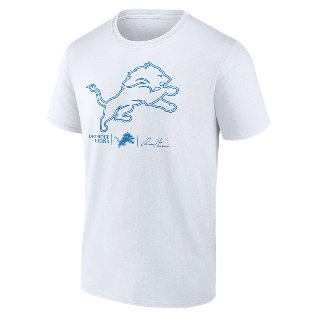 Aidan Hutchinson Detroit Lions Tonal Name & Number T-Shirt - White - NFL