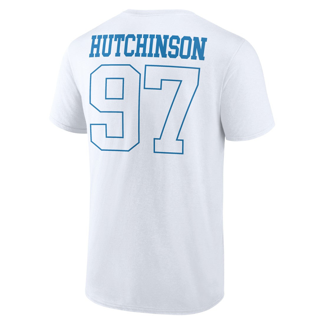 Aidan Hutchinson Detroit Lions Tonal Name & Number T-Shirt - White - NFL