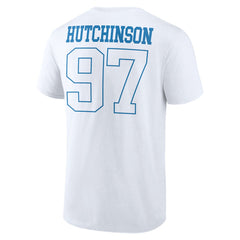 Aidan Hutchinson Detroit Lions Tonal Name & Number T-Shirt - White - NFL