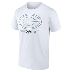 Jordan Love Green Bay Packers Tonal Name & Number T-Shirt - White - NFL
