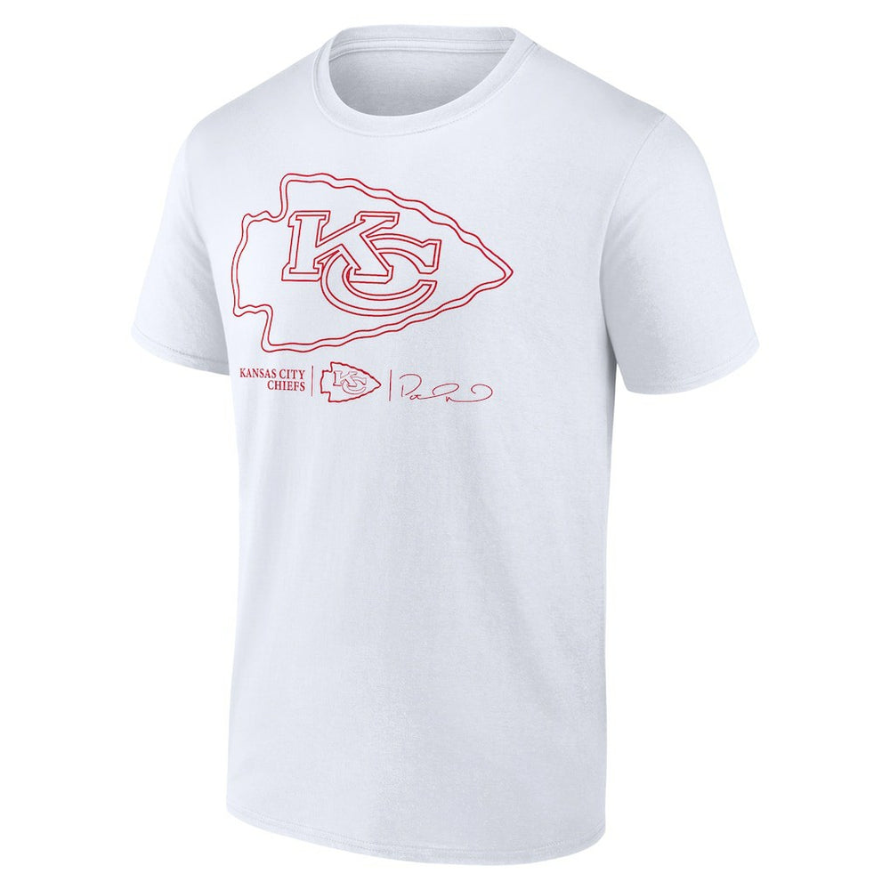 Patrick Mahomes Kansas City Chiefs Tonal Name & Number T-Shirt - White - NFL