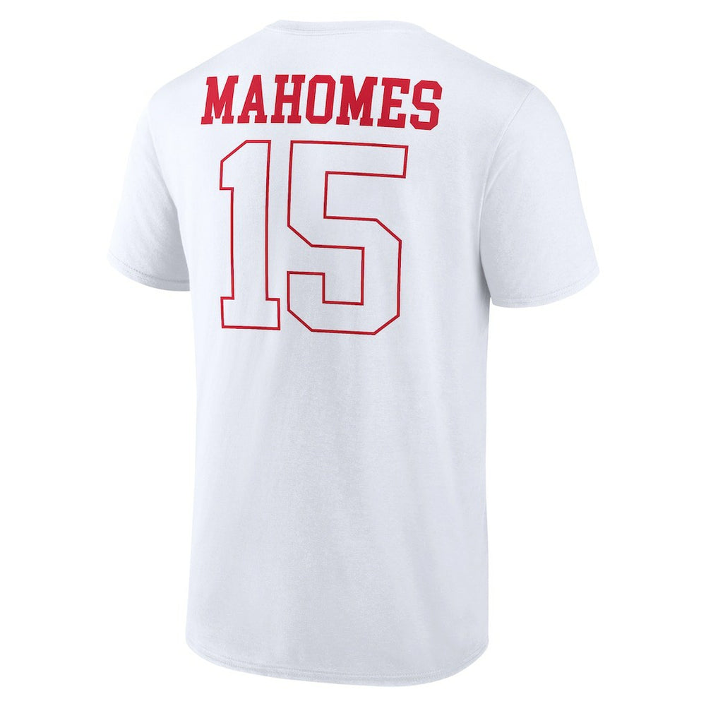 Patrick Mahomes Kansas City Chiefs Tonal Name & Number T-Shirt - White - NFL