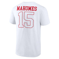 Patrick Mahomes Kansas City Chiefs Tonal Name & Number T-Shirt - White - NFL