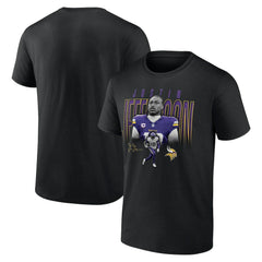 Justin Jefferson Minnesota Vikings Humble Shadow Player T-Shirt - Black - NFL