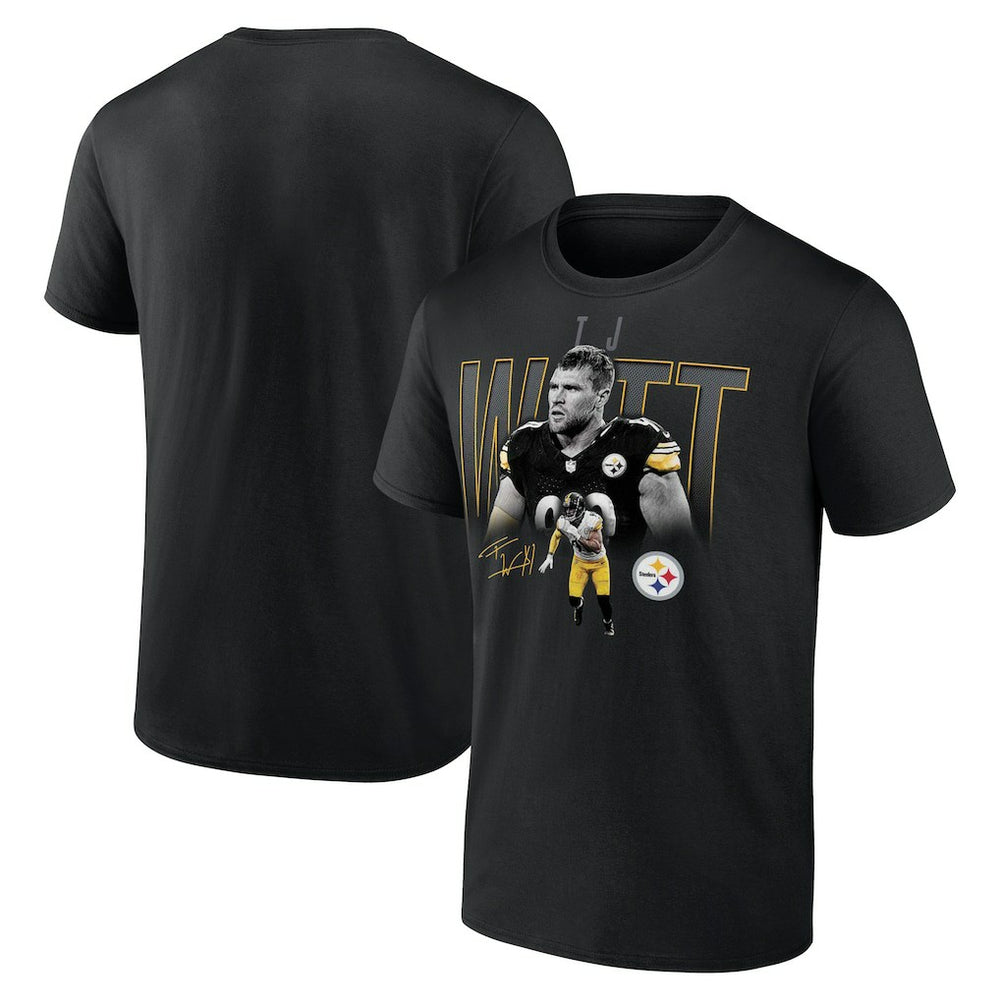T.J. Watt Pittsburgh Steelers Humble Shadow Player T-Shirt - Black - NFL
