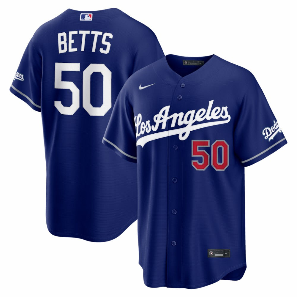 Mookie Betts Los Angeles Dodgers Nike Alternate Stadium Jersey Outlet