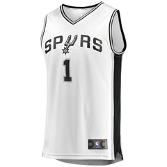 Fanatics Victor Wembanyama San Antonio Spurs Fast Break Replica Player Jersey Association Edition White